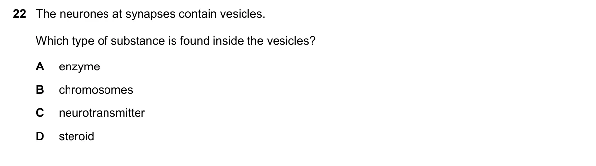 Question 22, November 2019, 0610 Paper 21