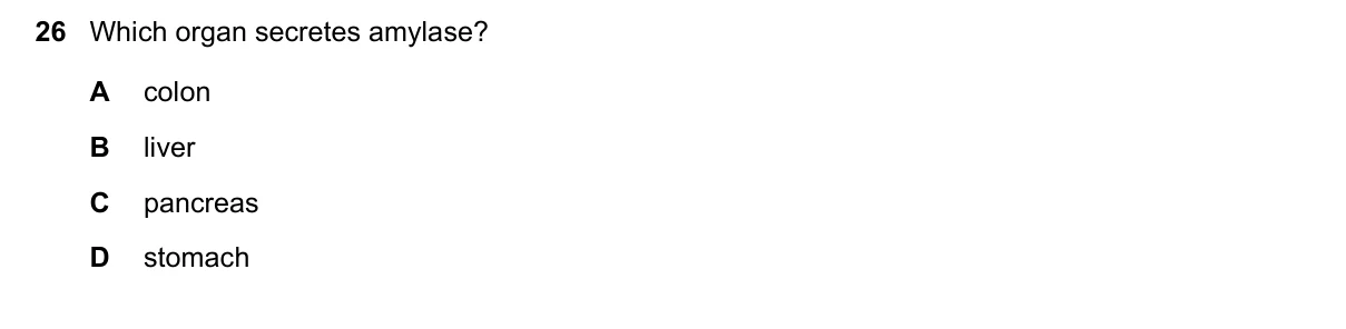 Question 26, November 2019, 0610 Paper 12