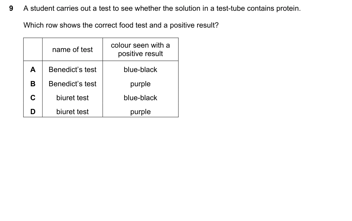 Question 9, November 2019, 0610 Paper 12