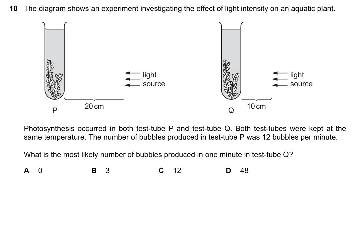 Question 10, November 2019, 0610 Paper 22