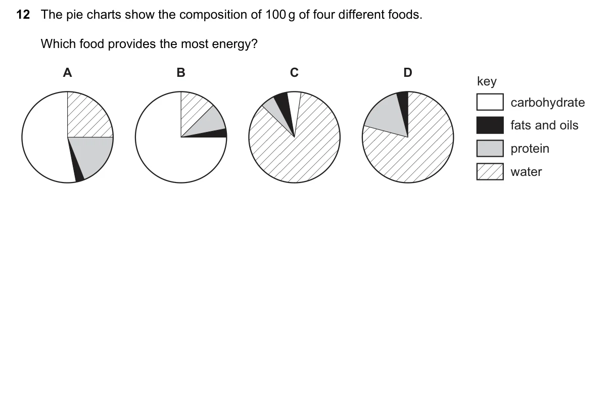 Question 12, November 2019, 0610 Paper 22