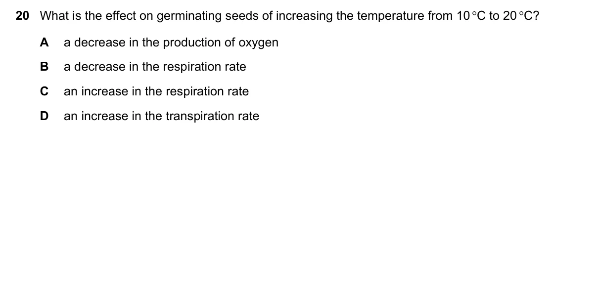 Question 20, November 2019, 0610 Paper 22