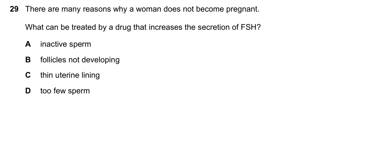 Question 29, November 2019, 0610 Paper 22