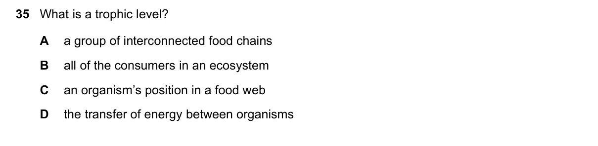 Question 35, November 2019, 0610 Paper 22