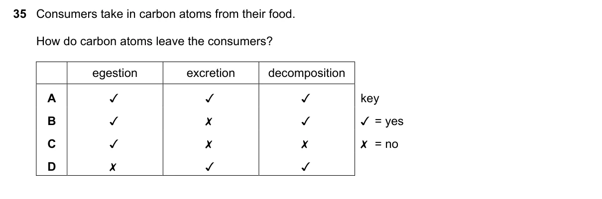 Question 35, November 2019, 0610 Paper 13