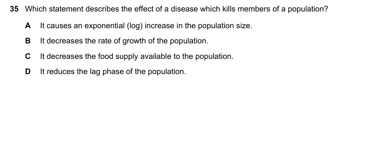 Question 35, November 2019, 0610 Paper 23