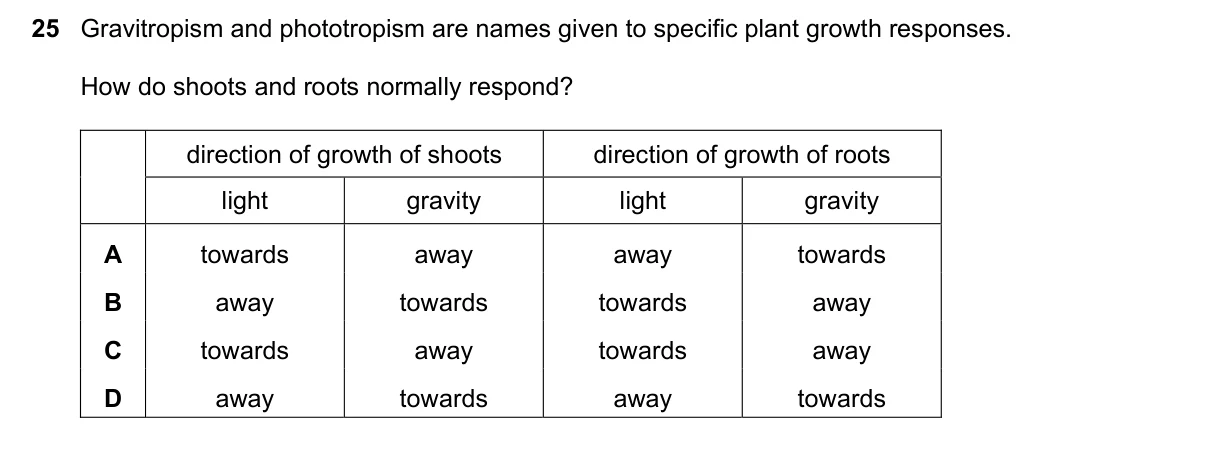 Question 25, June 2020, 0610 Paper 11