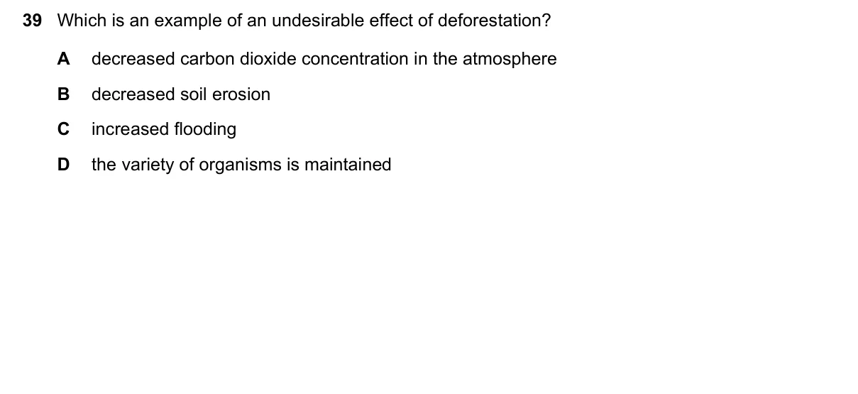 Question 39, June 2020, 0610 Paper 11