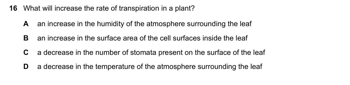 Question 16, June 2020, 0610 Paper 21