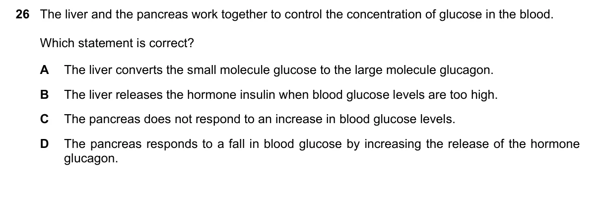 Question 26, June 2020, 0610 Paper 21