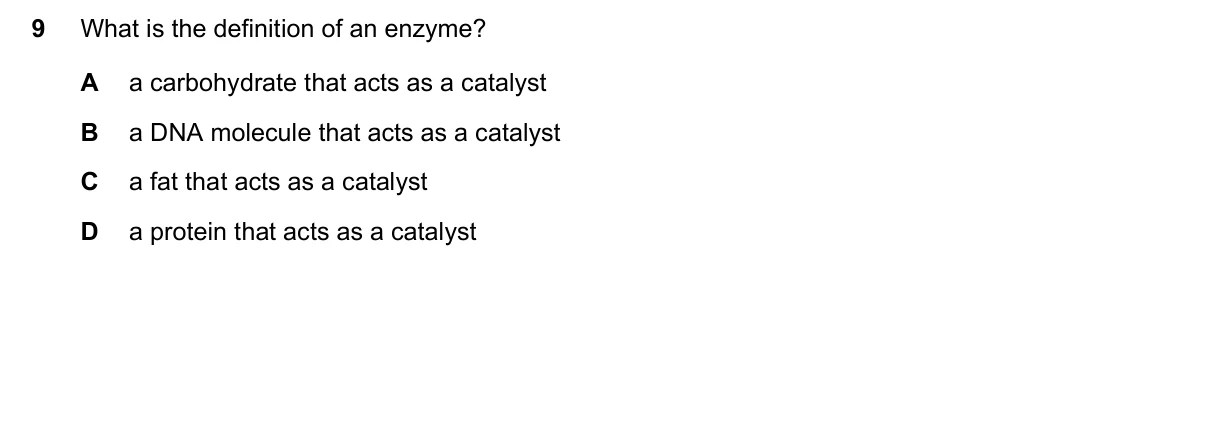 Question 9, June 2020, 0610 Paper 21