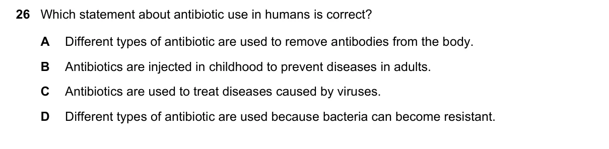 Question 26, June 2020, 0610 Paper 12