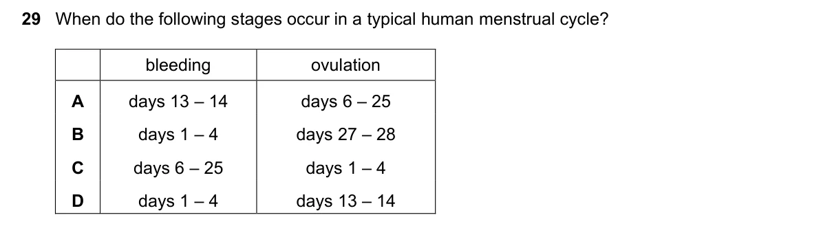 Question 29, June 2020, 0610 Paper 12