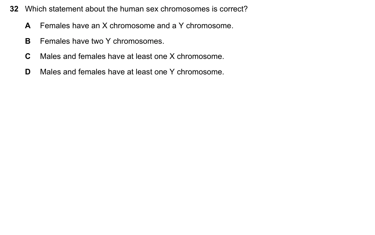 Question 32, June 2020, 0610 Paper 12