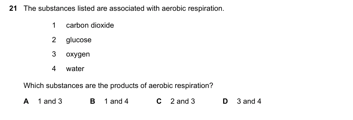 Question 21, June 2020, 0610 Paper 22