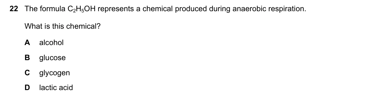 Question 22, June 2020, 0610 Paper 22