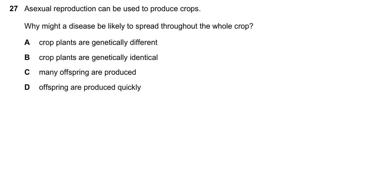 Question 27, June 2020, 0610 Paper 22