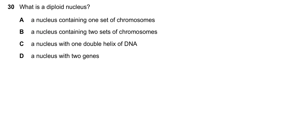 Question 30, June 2020, 0610 Paper 22