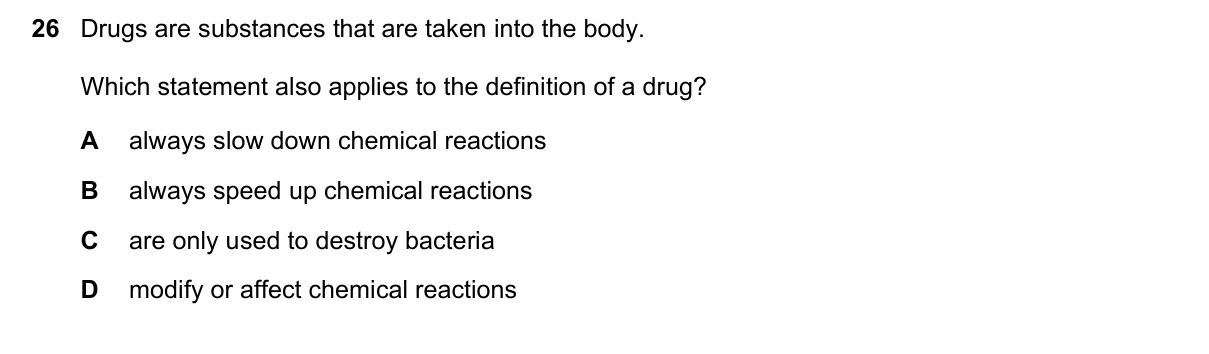 Question 26, June 2020, 0610 Paper 13