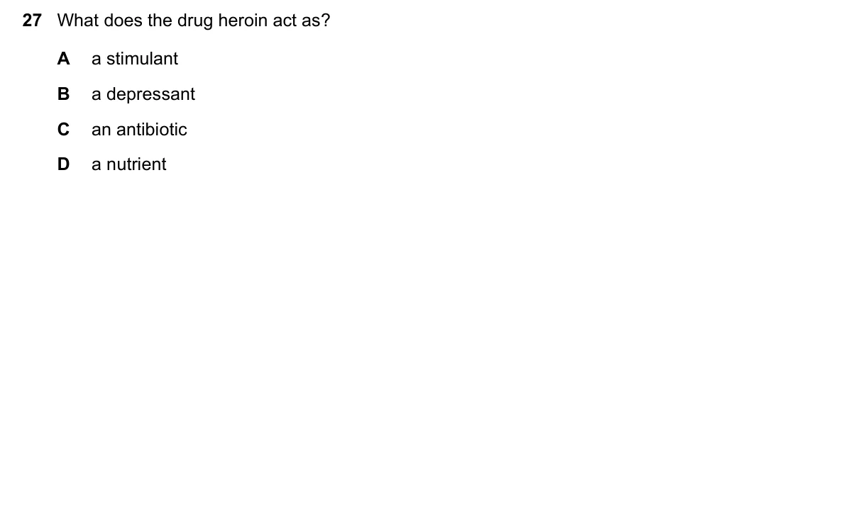 Question 27, June 2020, 0610 Paper 13