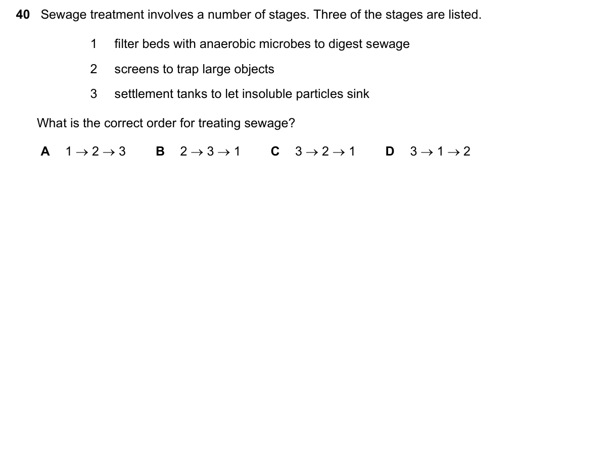 Question 40, June 2020, 0610 Paper 13