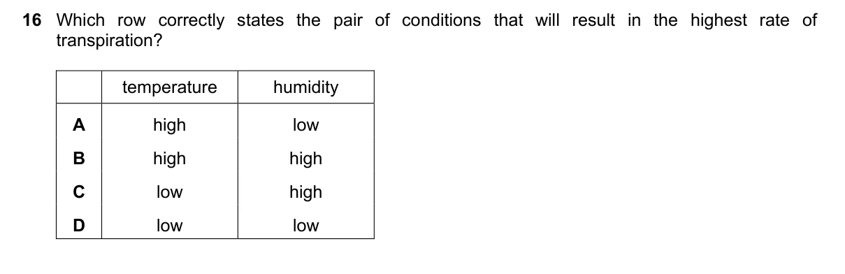 Question 16, June 2020, 0610 Paper 23