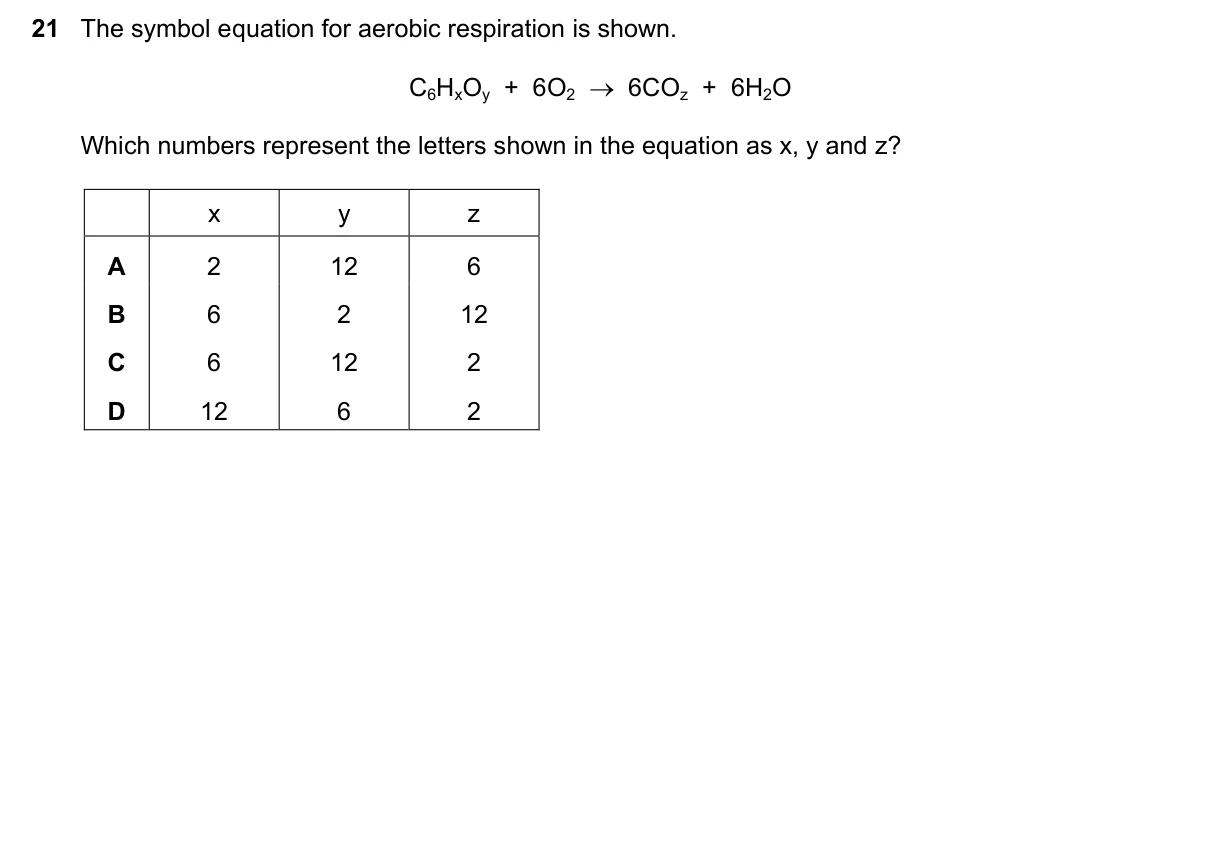 Question 21, June 2020, 0610 Paper 23