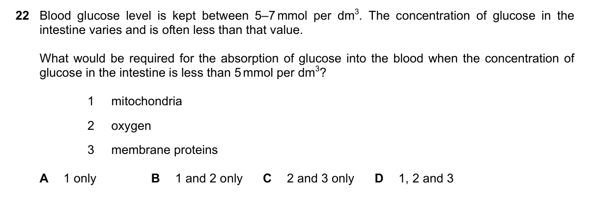 Question 22, June 2020, 0610 Paper 23