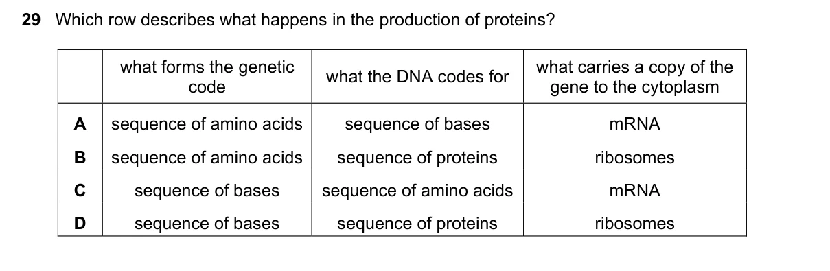 Question 29, June 2020, 0610 Paper 23