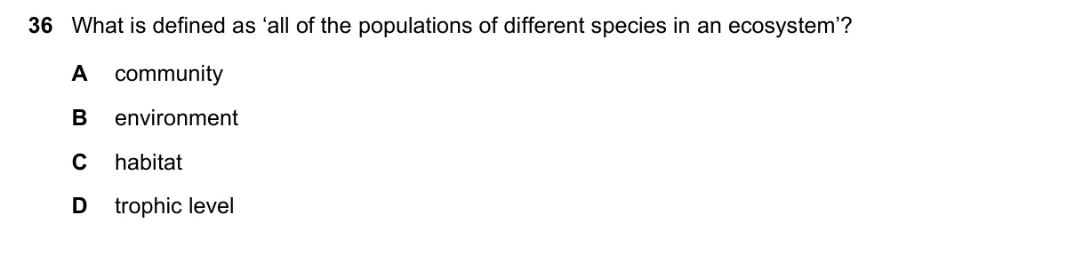 Question 36, June 2020, 0610 Paper 23
