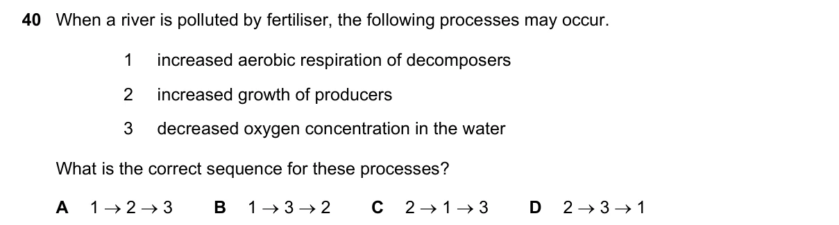Question 40, June 2020, 0610 Paper 23
