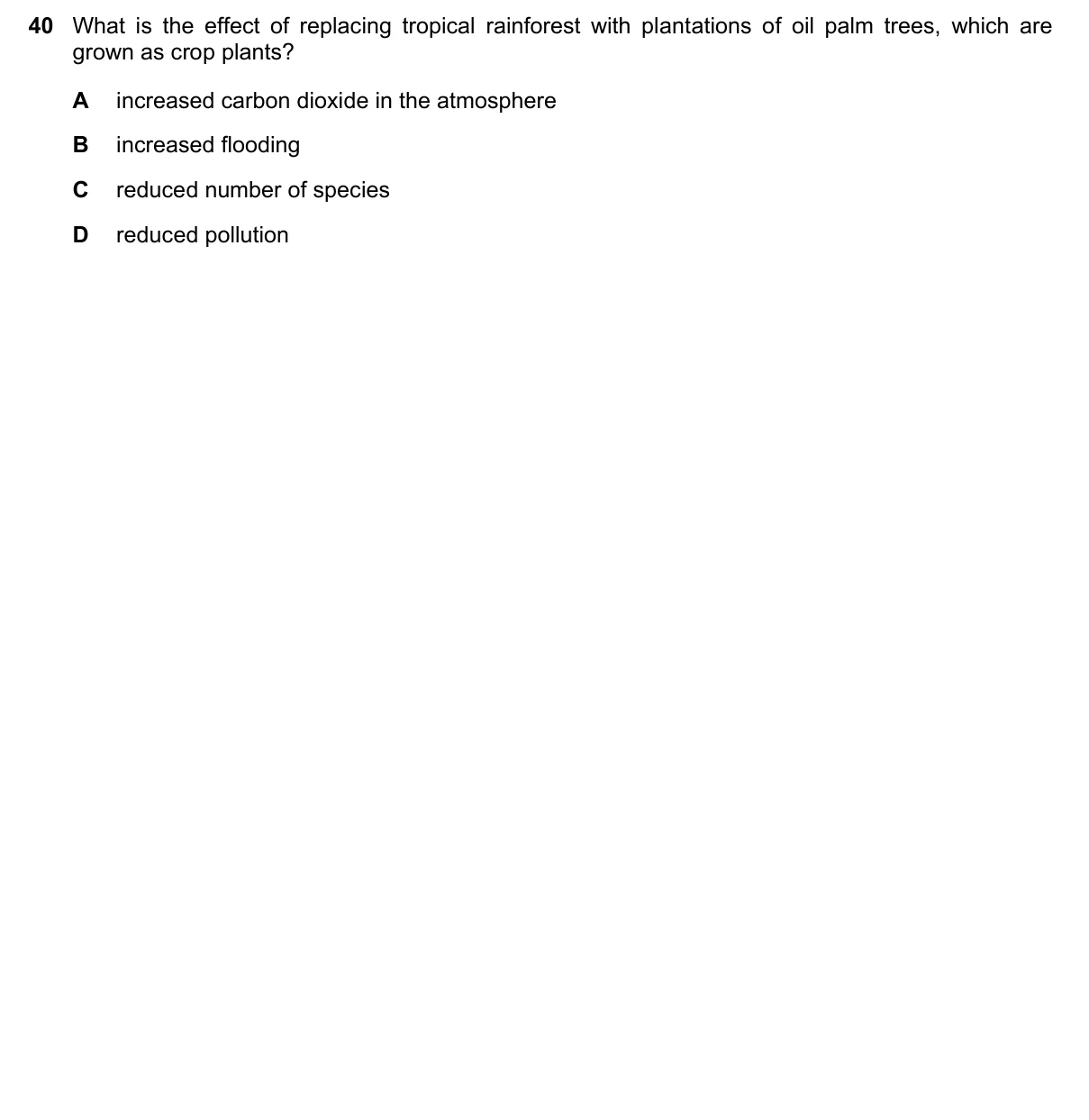 Question 40, November 2020, 0610 Paper 11