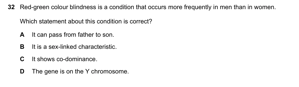 Question 32, November 2020, 0610 Paper 21