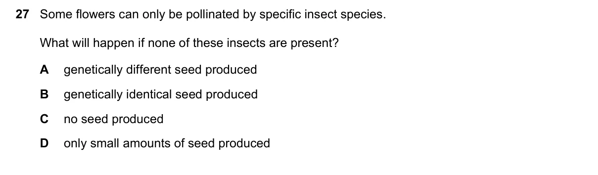 Question 27, November 2020, 0610 Paper 22