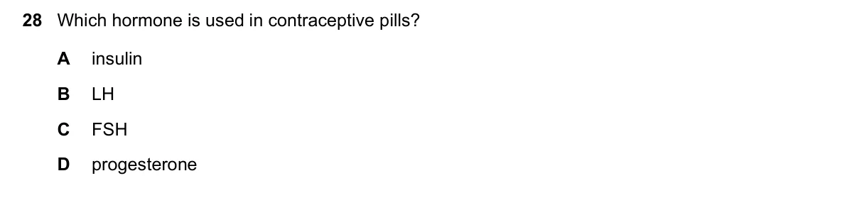 Question 28, November 2020, 0610 Paper 22