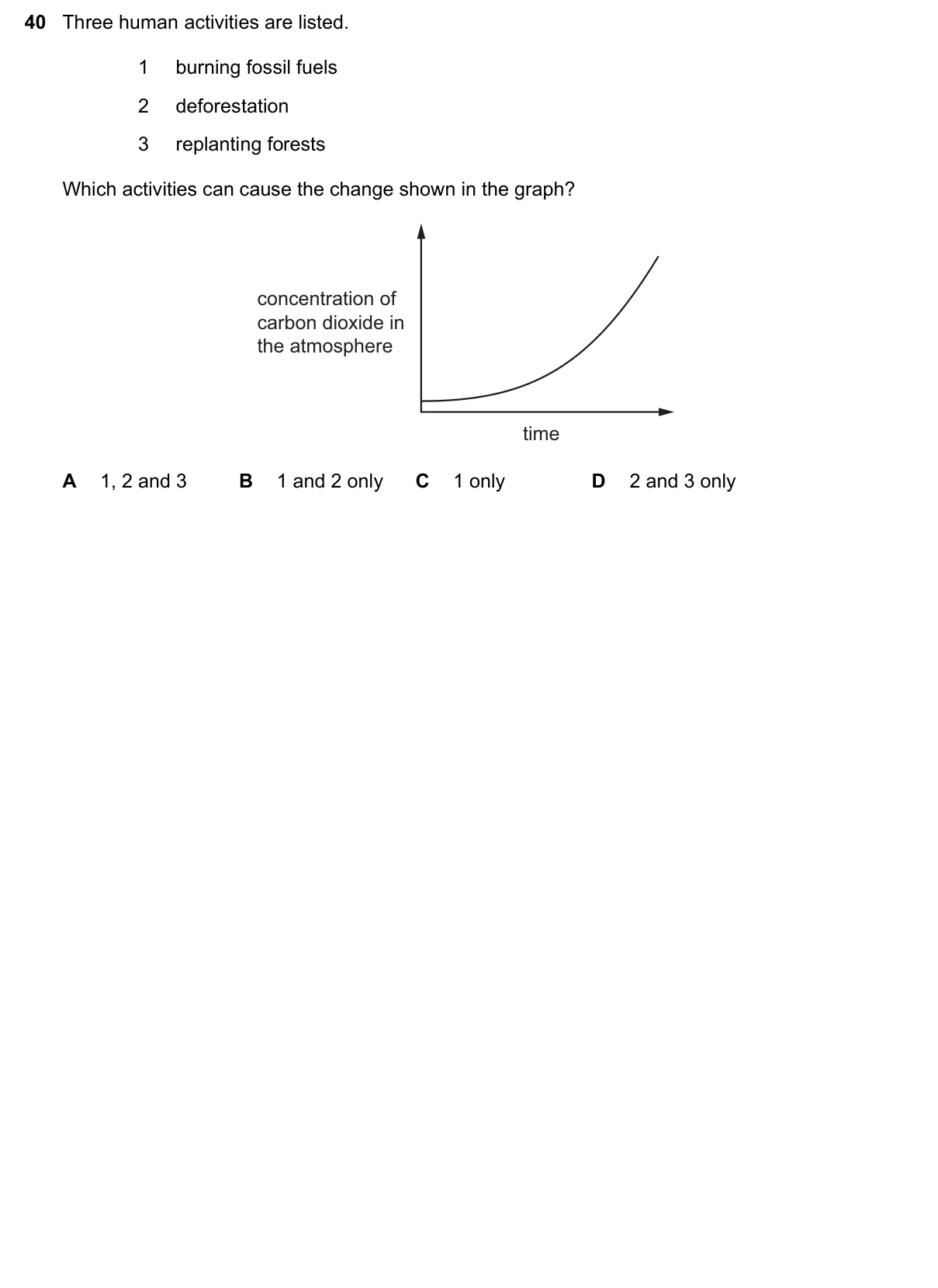 Question 40, November 2020, 0610 Paper 13