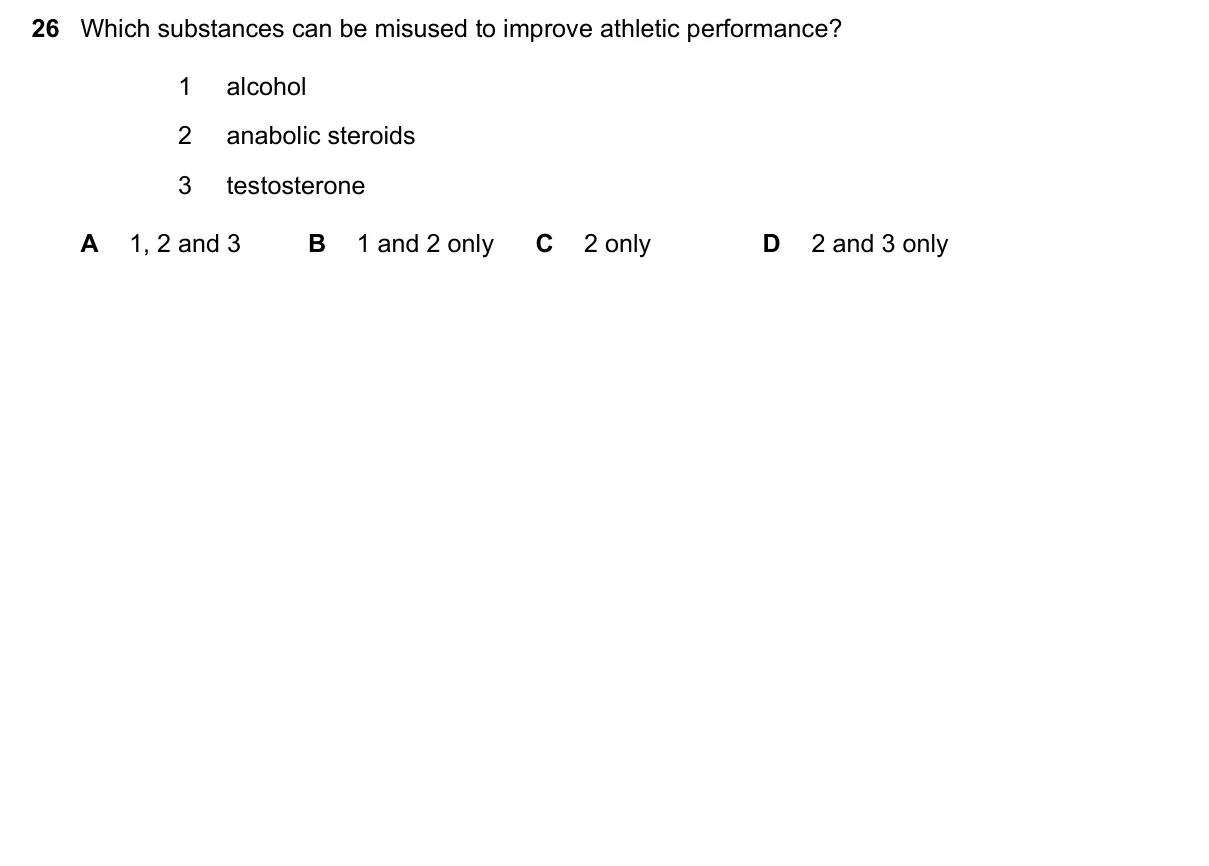 Question 26, November 2020, 0610 Paper 23