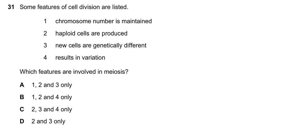 Question 31, November 2020, 0610 Paper 23