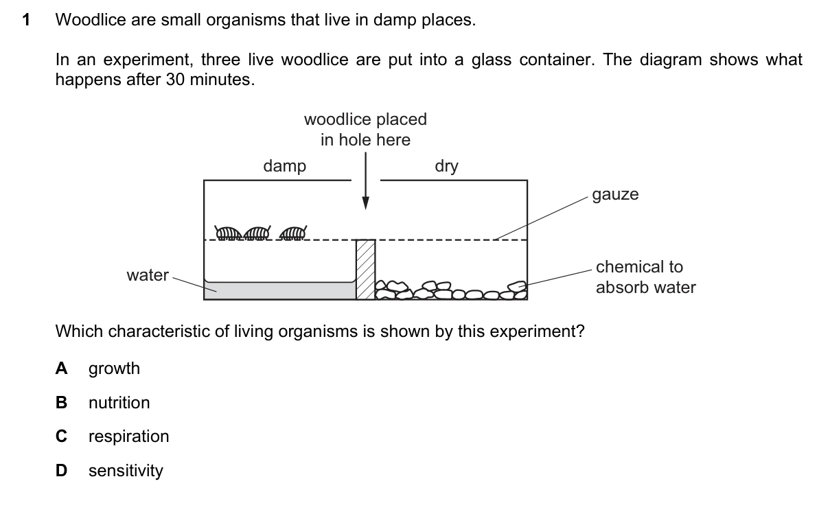 Question 1, March 2021, 0610 Paper 22