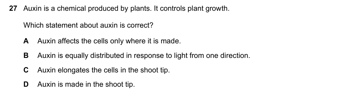 Question 27, March 2021, 0610 Paper 22