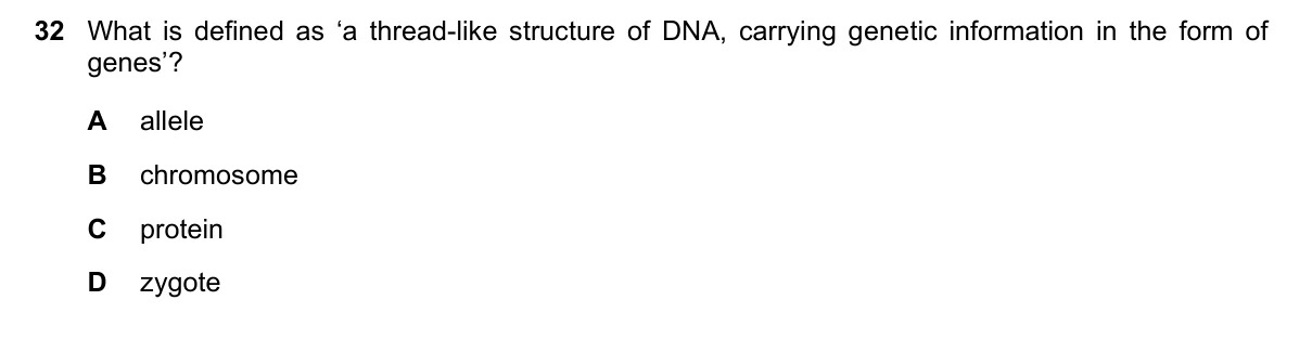 Question 32, March 2021, 0610 Paper 22