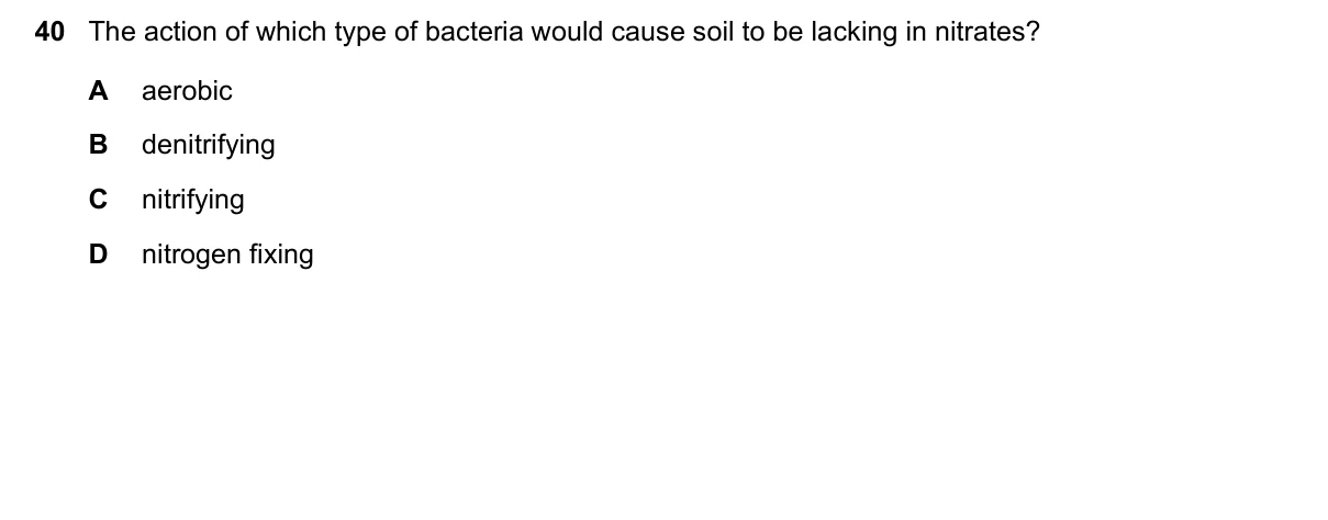 Question 40, March 2021, 0610 Paper 22