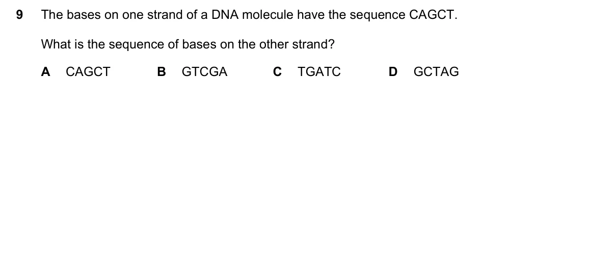 Question 9, March 2021, 0610 Paper 22