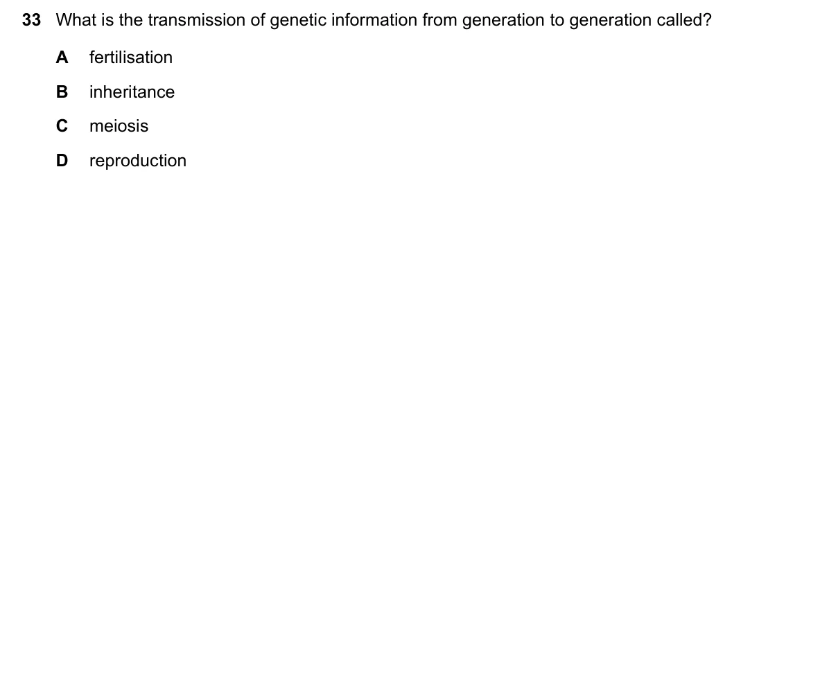 Question 33, June 2021, 0610 Paper 11