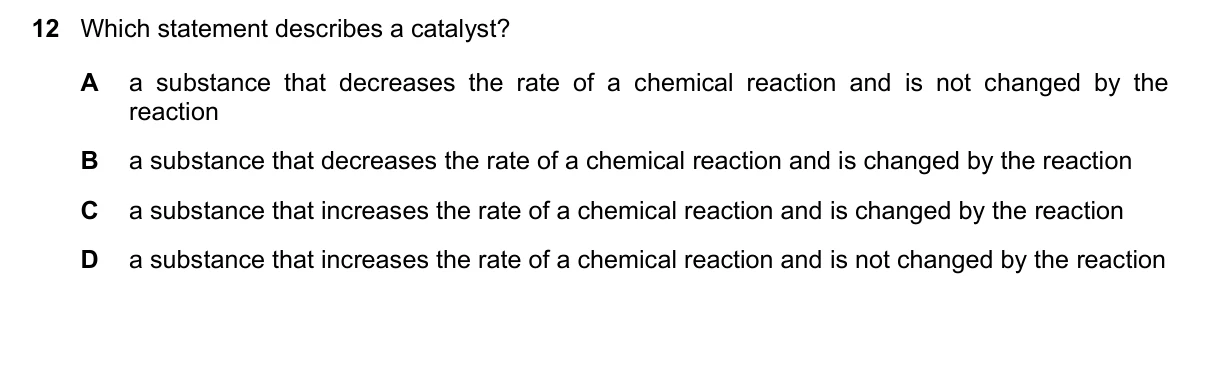 Question 12, June 2021, 0610 Paper 21