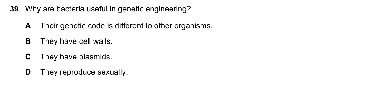 Question 39, June 2021, 0610 Paper 21