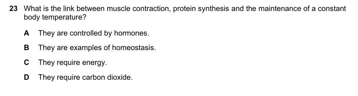 Question 23, June 2021, 0610 Paper 12