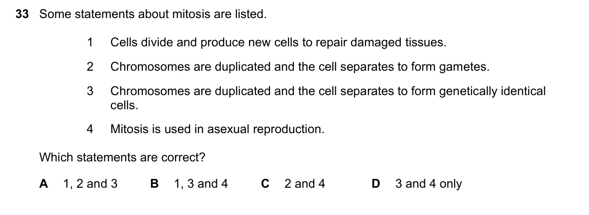 Question 33, June 2021, 0610 Paper 22