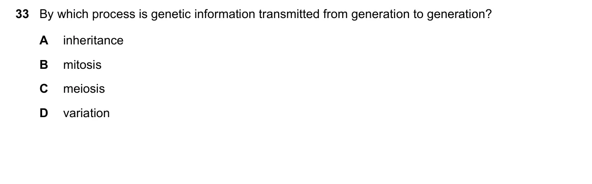 Question 33, June 2021, 0610 Paper 13