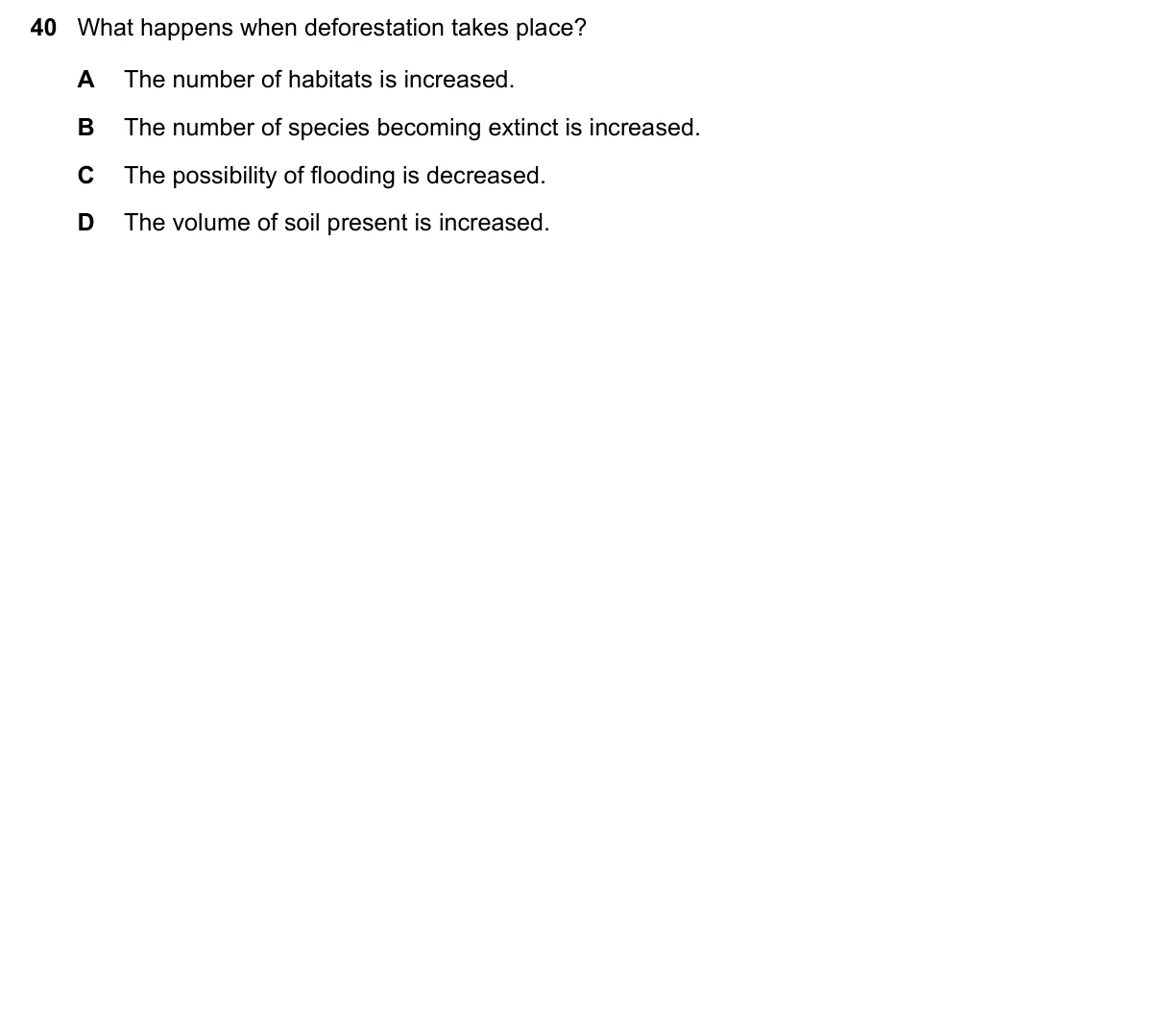 Question 40, June 2021, 0610 Paper 13